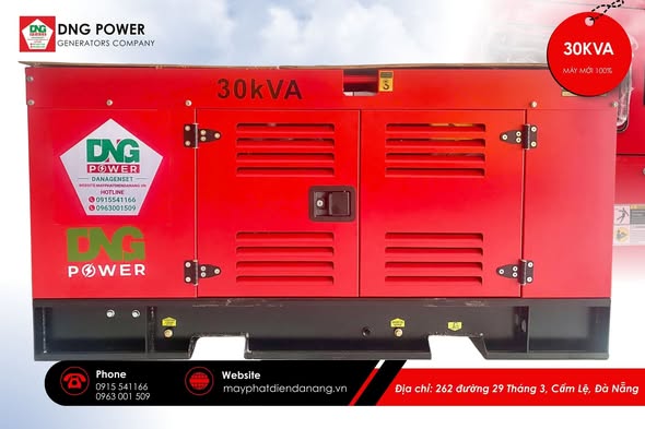 Máy phát điện Isuzu 30kVA - Tiêu chuẩn Châu Âu CE