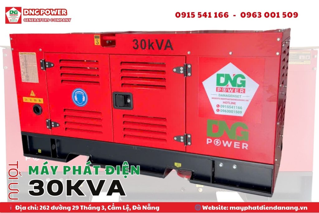 DNG Power - Giới thiệu tổ máy phát điện Isuzu 30kVA