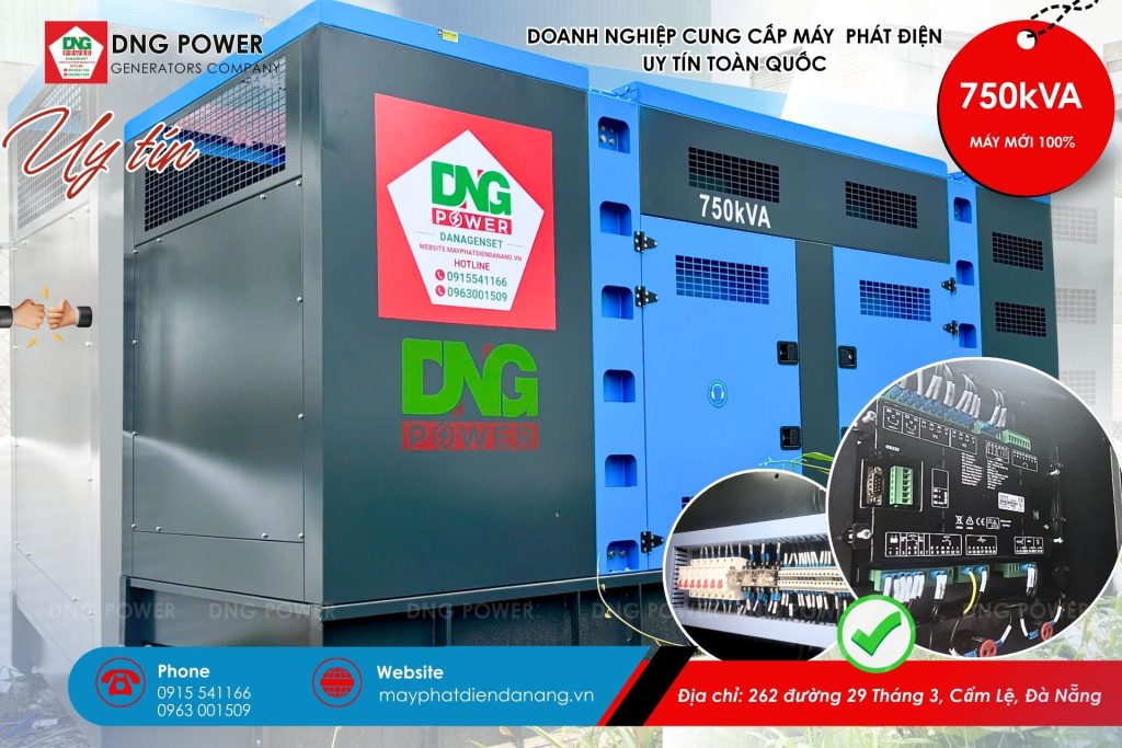 DNG Power - Hoàn tất bàn giao tổ máy 750KVA tại Nghệ An