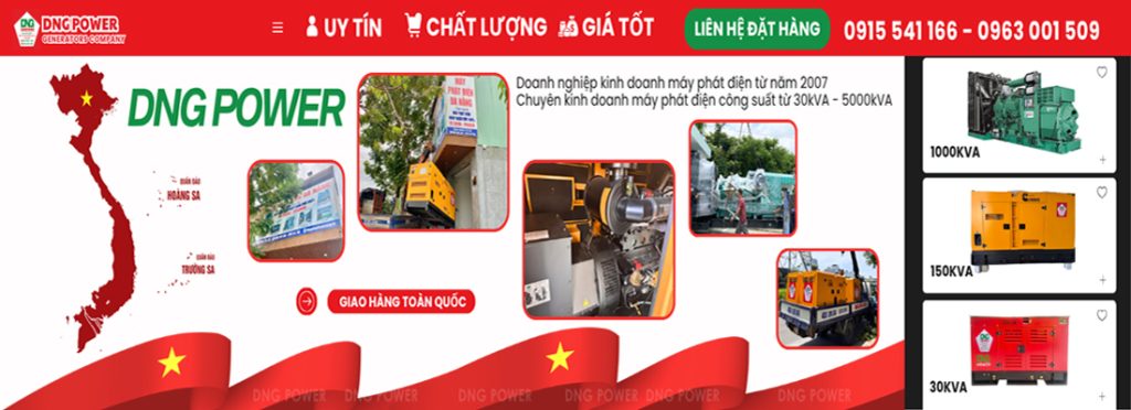 DNG Power - Sẵn kho lô máy phát điện công suất lớn 200kVA