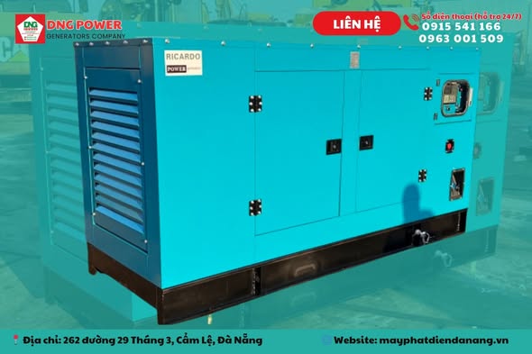 Máy Phát Điện Ricardo Công Nghiệp: Dải Công Suất Và Ứng Dụng Thực Tế Cho Nhà Xưởng