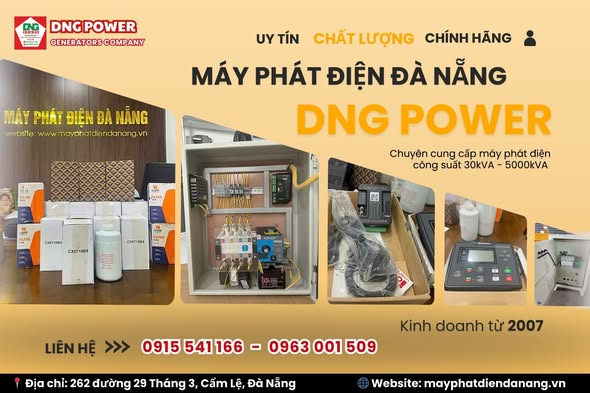 Thuê Máy Phát Điện Đà Nẵng - Bảng Giá & Quy Trình Thuê Nhanh 2 Giờ